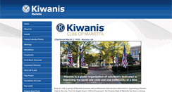 Desktop Screenshot of mariettakiwanis.org
